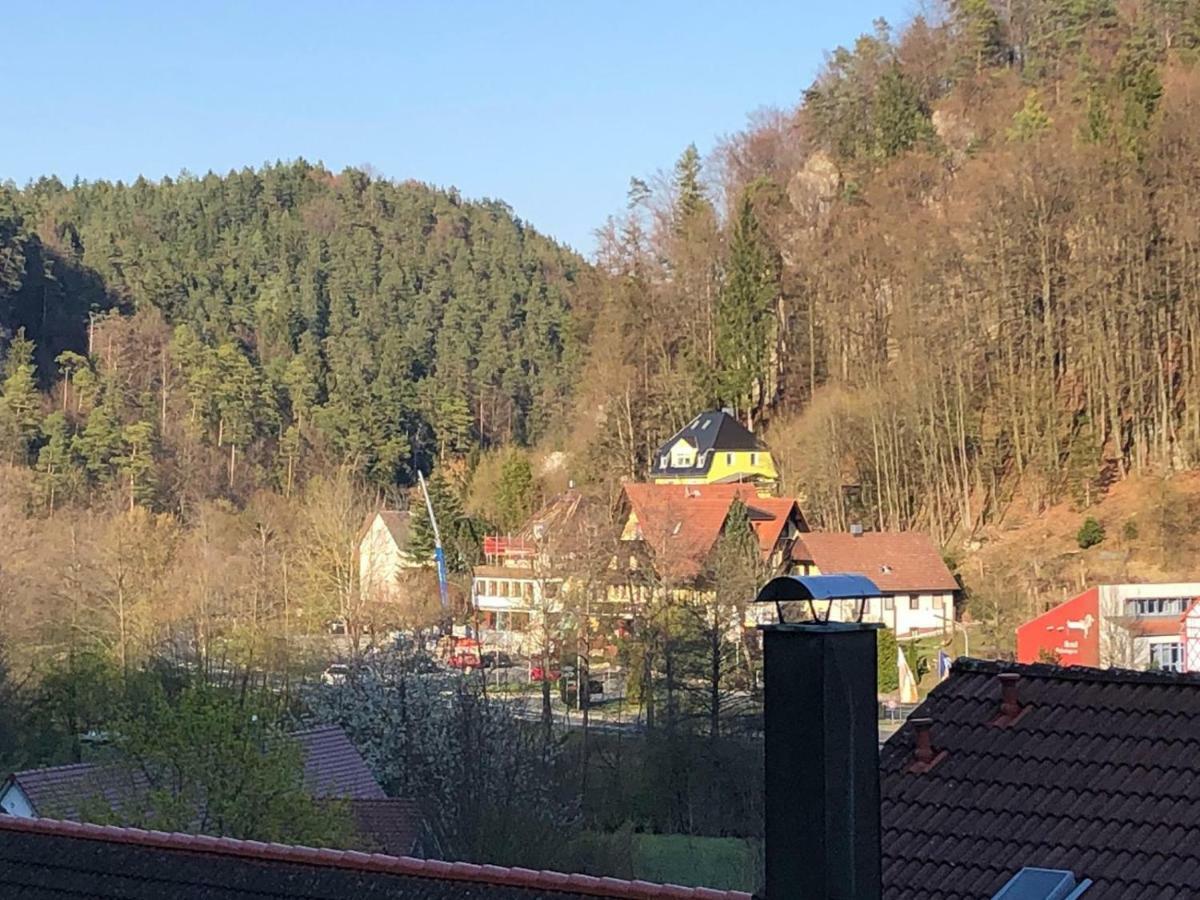 Hotel Landgasthof Frankenstern 格斯韦因斯泰因 外观 照片